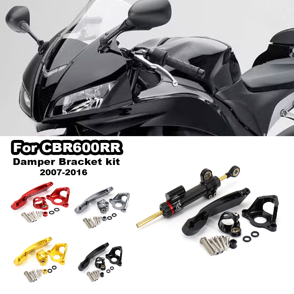 Steering Damper Stabilizer Kit Cnc - لهوندا CBR600RR CBR 600 RR 600RR