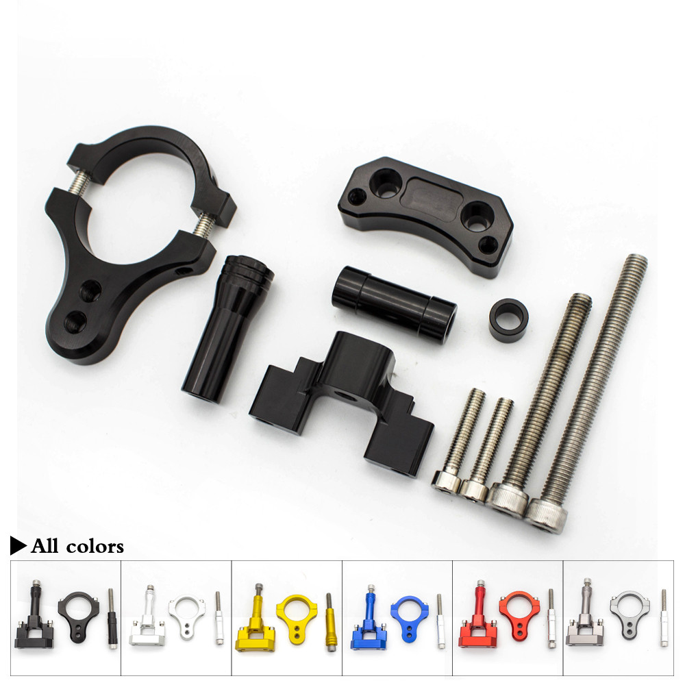 Steering Damper Stabilizer Kit Cnc - مثبت توجيه دراجة نارية من الألومنيوم