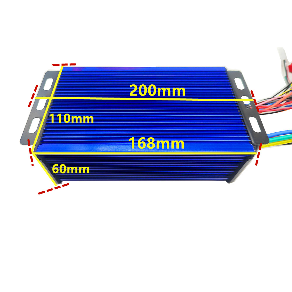 وحدة تحكم كهربائية 2500 3000 و - مراجعة 72V 45A Dual Controller وسعره