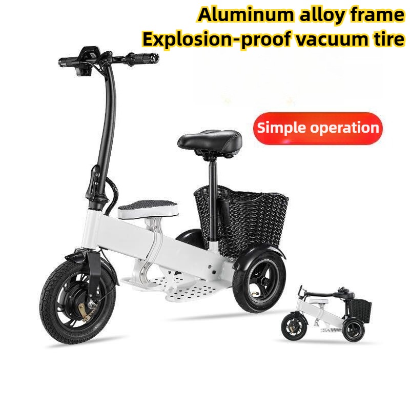 الكبار دراجة ثلاثية العجلات ال - مراجعة Folding Electric Scooter وسعره
