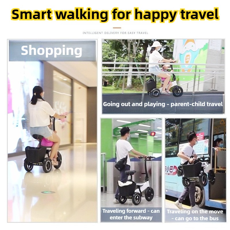 الكبار دراجة ثلاثية العجلات ال - مراجعة Folding Electric Scooter وسعره