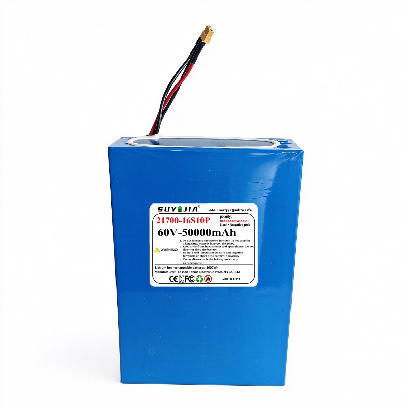 حزمة بطارية ليثيوم 60 فولت 217 - مراجعة 60V 30Ah 21700 Battery Pack وسعره
