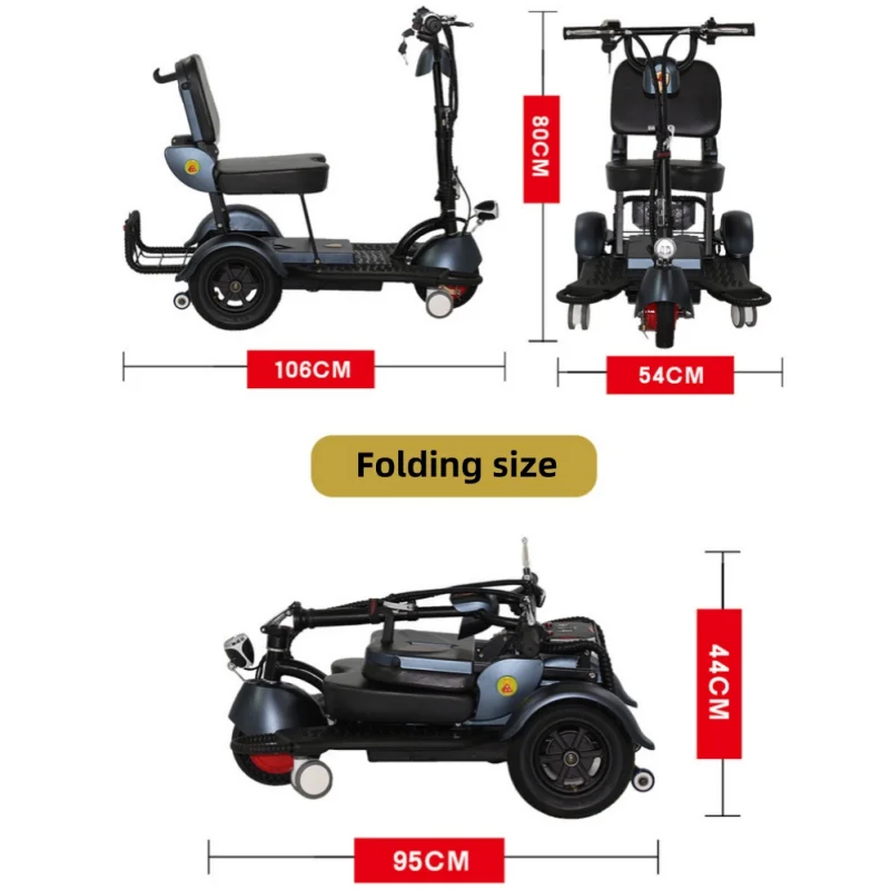 دراجة كهربائية ثلاثية العجلات  - مراجعة Folding Electric Scooter وسعره