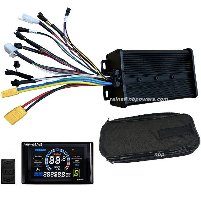 وحدة تحكم دراجة كهربائية مزدوج - مراجعة 72V 45A Dual Controller وسعره