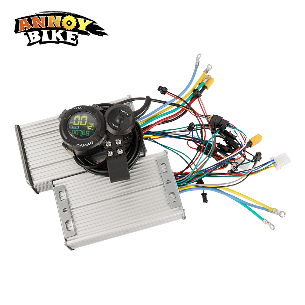 مجموعة وحدات تحكم للدراجات الك - مراجعة 72V 45A Dual Controller وسعره