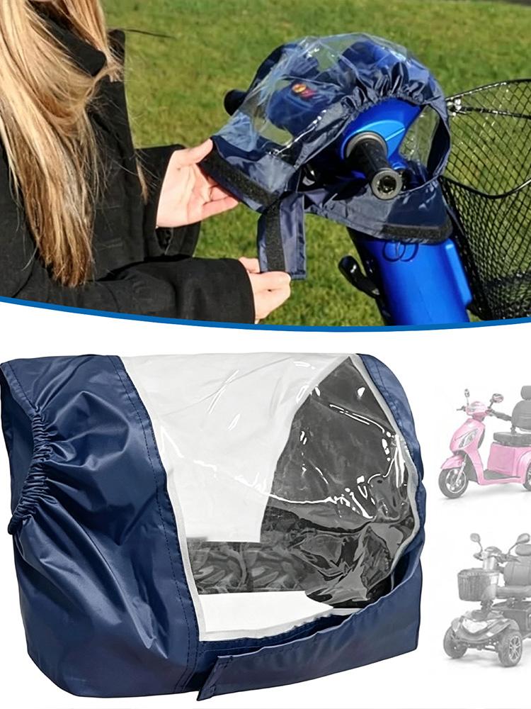 غطاء مقود دراجة نارية أو سكوتر - مراجعة Electric Scooter Rain Cover وسعره